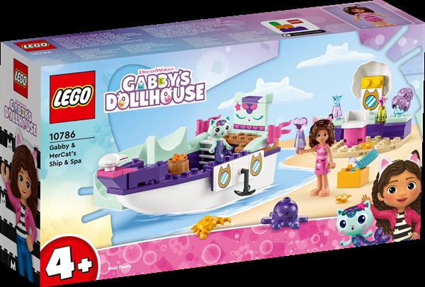 LEGO Gabby og Havkats skib og skønhedssalon - 10786 - LEGO Gabby's Dollhouse