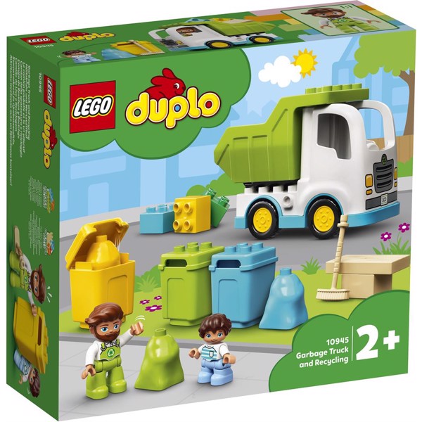 Image of Skraldebil og genbrug - 10945 - LEGO Duplo (10945)