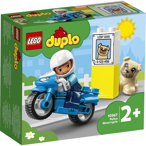 Image of Politimotorcykel - 10967 - LEGO DUPLO (10967)