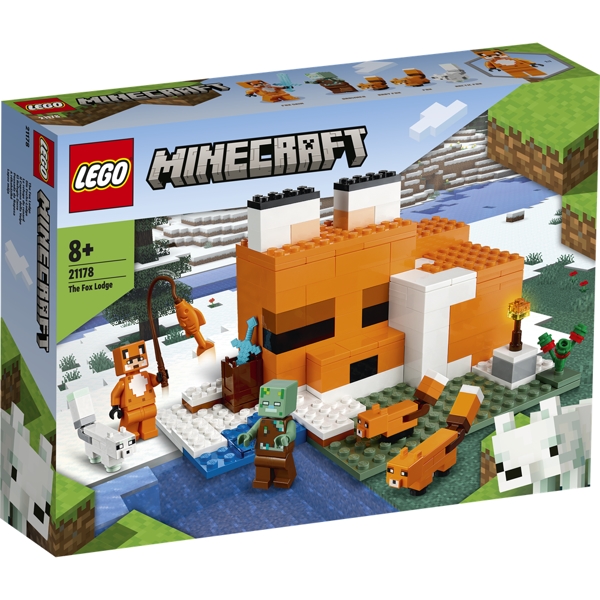 Image of Rævehytten - 21178 - LEGO Minecraft (21178)