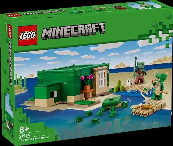 Billede af Skildpaddestrandhuset - 21254 - LEGO Minecraft hos Legen.dk