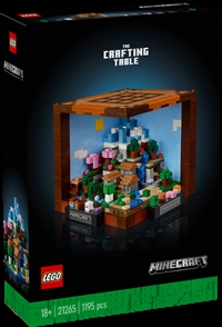 Køb LEGO Minecraft Craftingbordet billigt på Legen.dk!