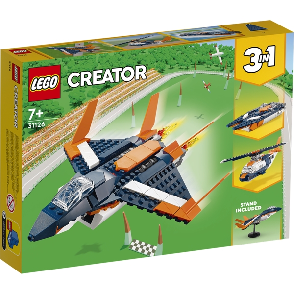 LEGO Creator Supersonisk jet - 31126 - LEGO Creator