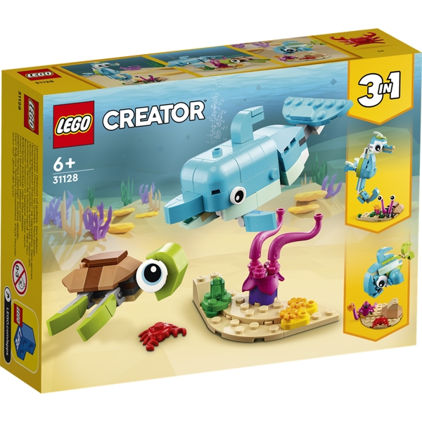 Image of Delfin og skildpadde - 31128 - LEGO Creator (31128)