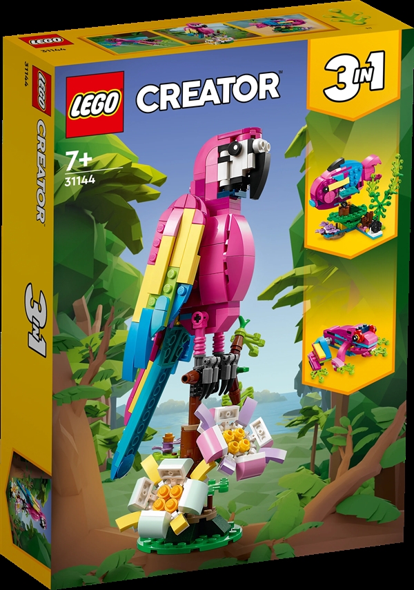 LEGO Creator Eksotisk pink papegøje - 31144 - LEGO Creator