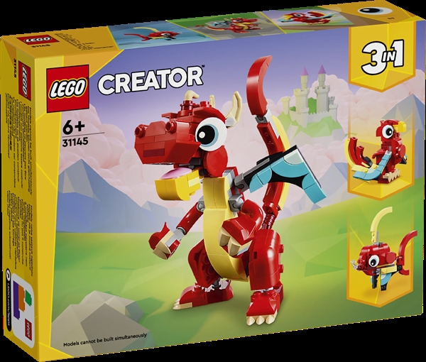 LEGO Creator Rød drage - 31145 - LEGO Creator