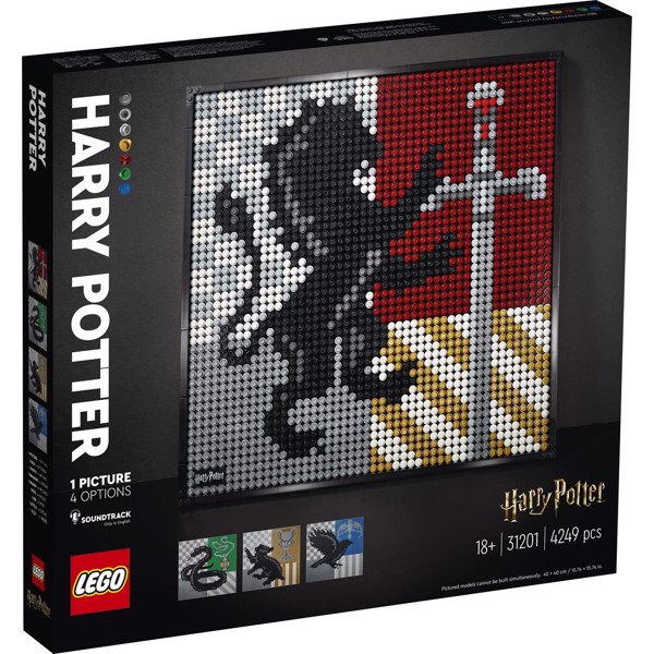 Image of Harry Potter Hogwarts-våbenskjolde - 31201 - LEGO Art (31201)
