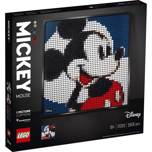 Image of Disneys Mickey Mouse - 31202 - LEGO Art (31202)
