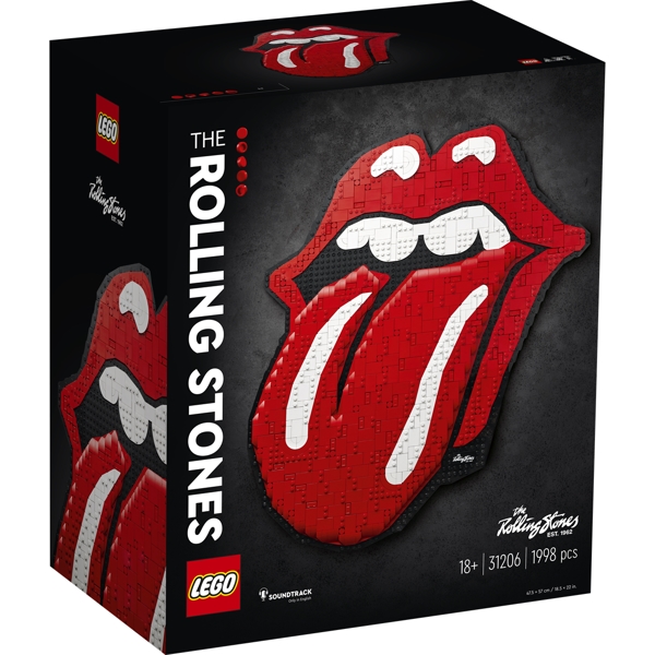 LEGO Adults Welcome Rolling Stones - 31206 - LEGO Art