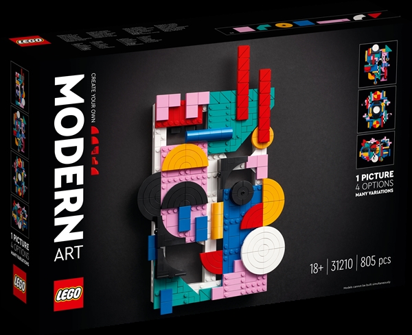Billede af Moderne kunst - 31210 - LEGO ART