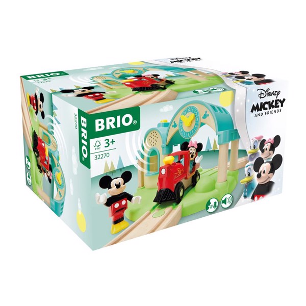 Brio Mickey Mouse station med lydoptager  - BRIO
