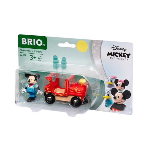 Mickey Mouse og lokomotiv - BRIO