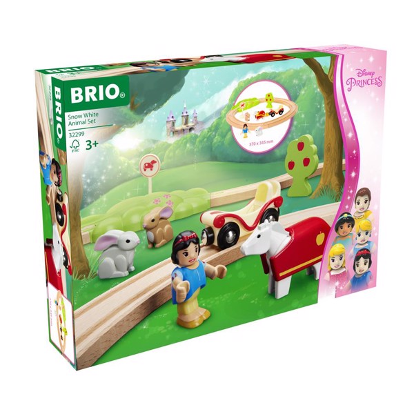 Brio Disney Princess Snehvide Togsæt med dyr - BRIO