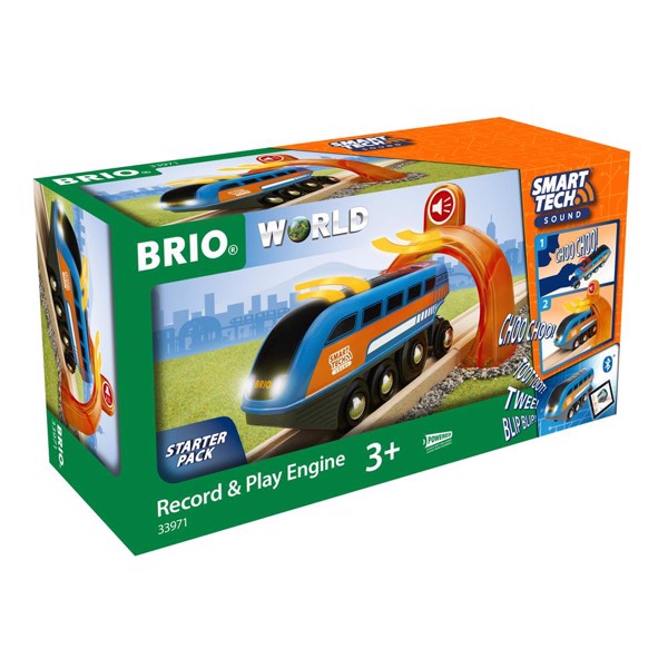 Brio Smart Tech Smart Tech Sound Lokomotiv med lydoptager   - BRIO
