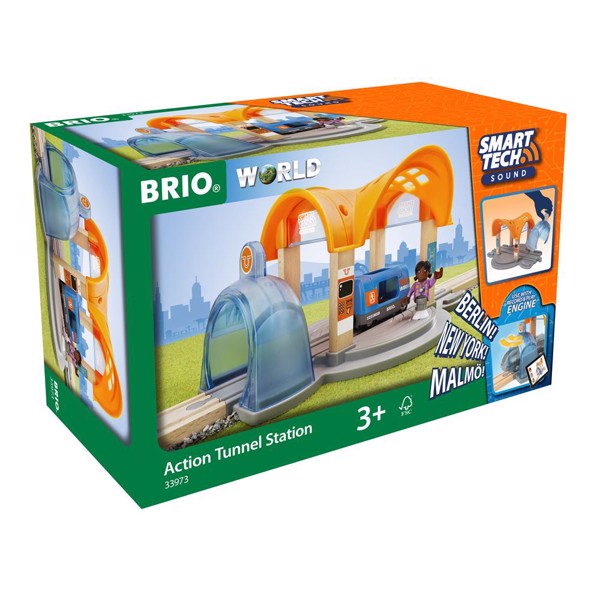 Image of Smart Tech Sound Action tunnel station - BRIO (33973)