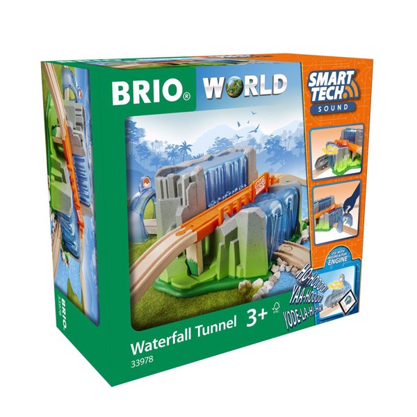 Brio Smart Tech Sound Vandfald tunnel - BRIO