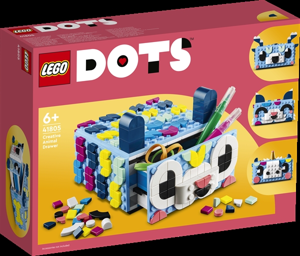 LEGO Dots Kreativ dyreskuffe - 41805 - LEGO DOTS