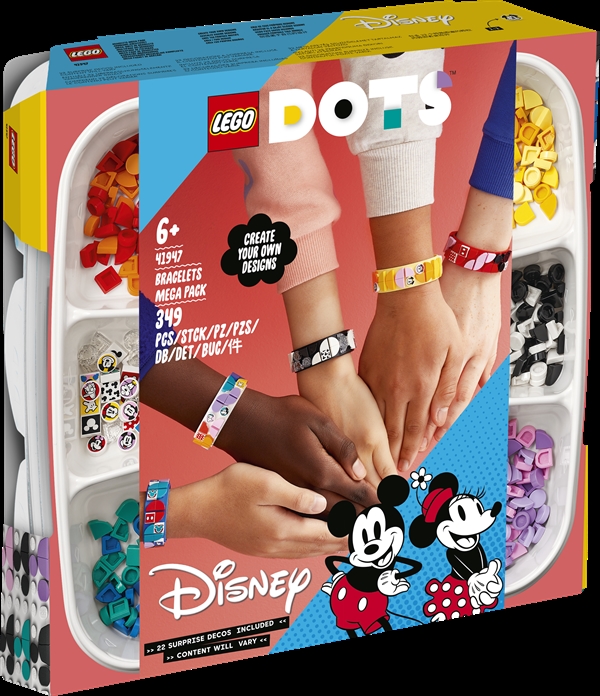 LEGO Dots Mickey og venner armbånd-megapakke - 41947 - LEGO DOTS