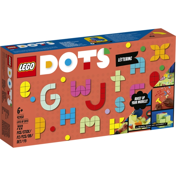 Image of Masser af DOTS - bogstaver - 41950 - LEGO DOTS (41950)