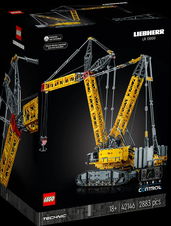 LEGO Technic Liebherr LR 13000 bæltekran - 42146 - LEGO Technic