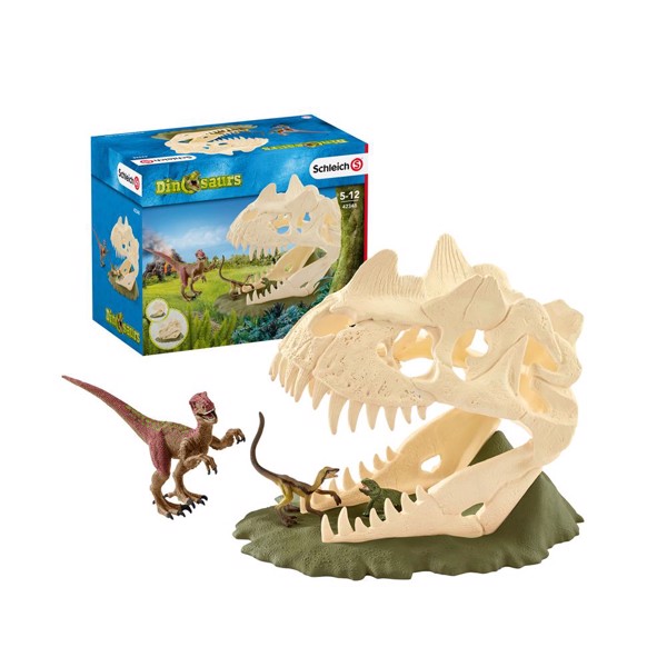 Image of Large skull trap with Velociraptor - Schleich (MAK-42348)
