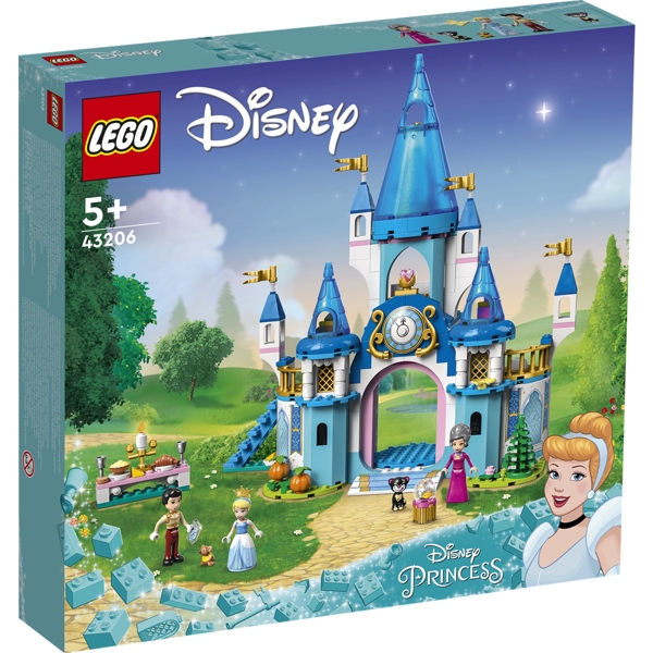 Image of Askepot og prinsens slot - 43206 - LEGO Disney (43206)
