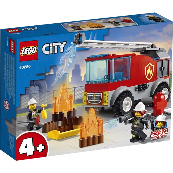 Image of Brandvæsnets stigevogn - 60280 - LEGO City (60280)