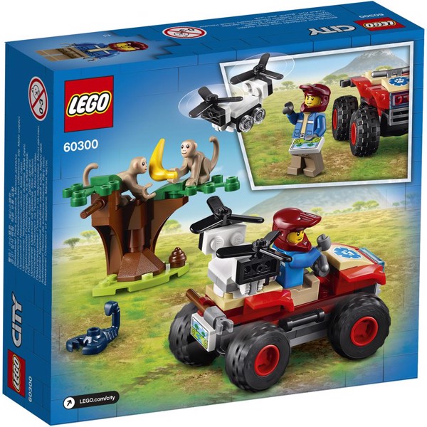 LEGO City Vildtrednings-ATV - 60300 - LEGO City