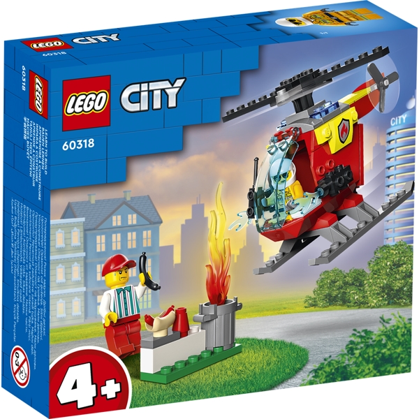 Image of Brandslukningshelikopter - 60318 - LEGO City (60318)
