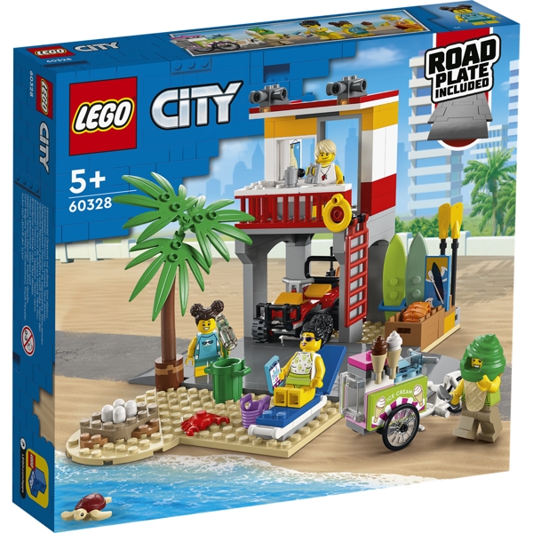 LEGO City Livredderstation på stranden - 60328 - LEGO City