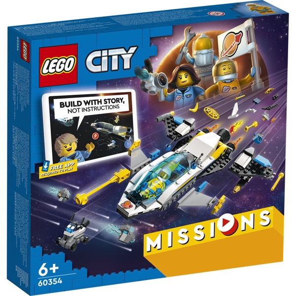LEGO City Udforskningsmissioner med Mars-rumfartøjer - 60354 - LEGO City