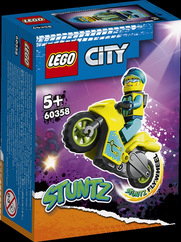 Image of Cyber-stuntmotorcykel - 60358 - LEGO City (60358)