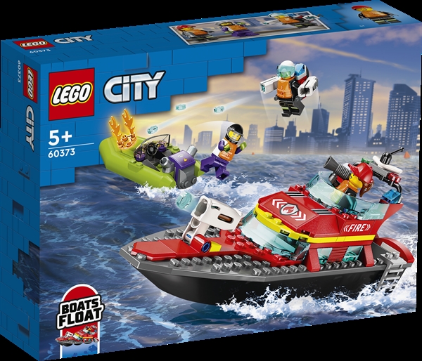 Image of Brandvæsnets redningsbåd - 60373 - LEGO City (60373)