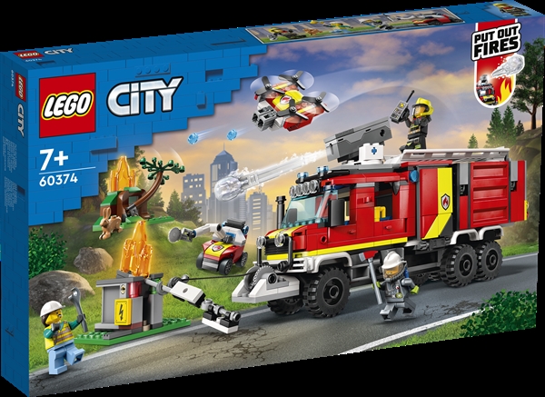 Image of Brandvæsnets kommandovogn - 60374 - LEGO City (60374)