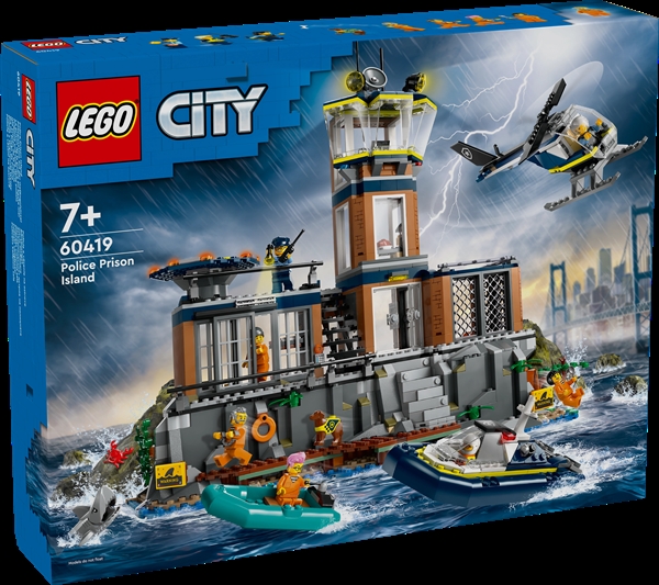 LEGO City Politiets fængselsø - 60419 - LEGO City