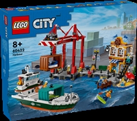 Køb LEGO City Havnefront med fragtskib billigt på Legen.dk!