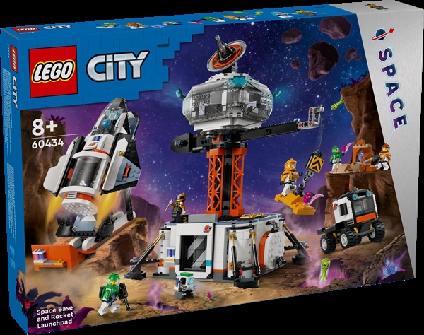 LEGO City Rumbase og raketaffyringsrampe - 60434 - LEGO City