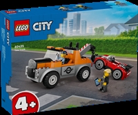 Køb LEGO City Kranvogn og sportsvognsreparation billigt på Legen.dk!