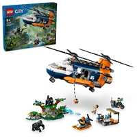 Køb LEGO City Jungleeventyr – helikopter og ekspeditionsbase billigt på Legen.dk!