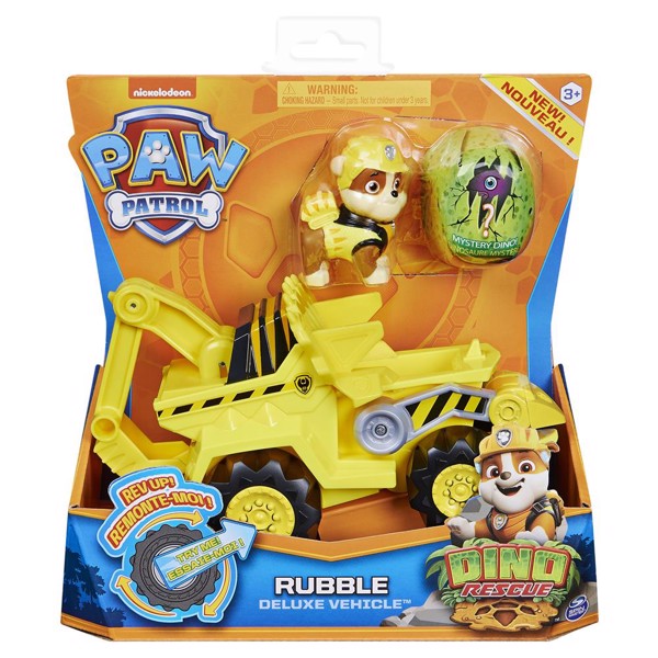 Image of Dino Deluxe Vehicles Rubble - Paw Patrol (MAK-6059519)
