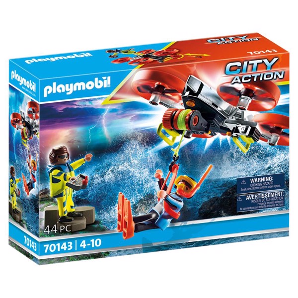 Playmobil City Action Skibsredning: Dykkerbjergning med redningsdrone - PLAYMOBIL City Action