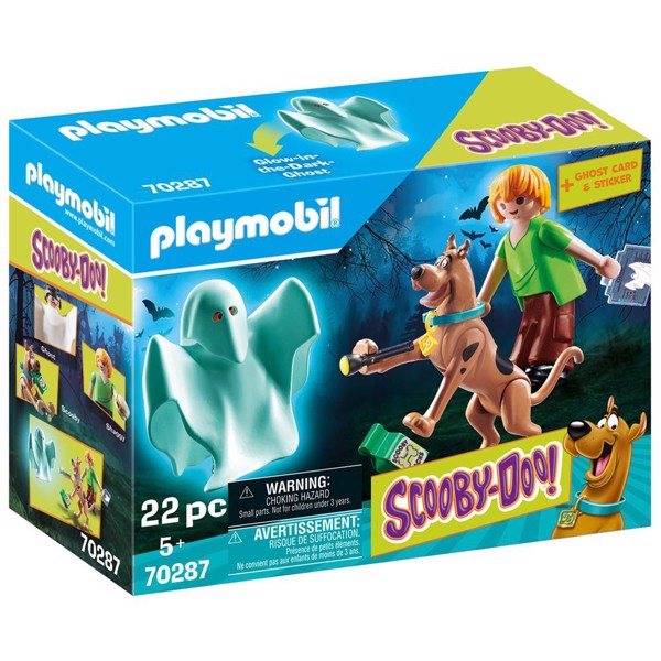 Image of Scooby & Shaggy med spøgelse - PLAYMOBIL Scooby Doo (PL70287)