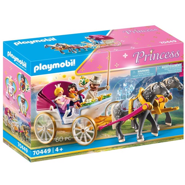Playmobil Princess Romantisk hestevogn  - PL70449 - PLAYMOBIL Princess