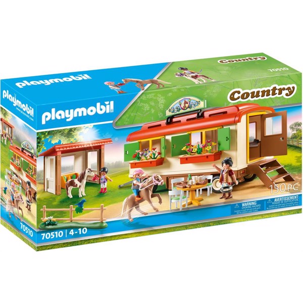 Playmobil Country Ponycamp overnatningsvogn - PL70510 - PLAYMOBIL Country