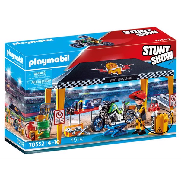 Playmobil Stunt Show Stuntshow Værkstedstelt - PL70552 - PLAYMOBIL Stunt Show