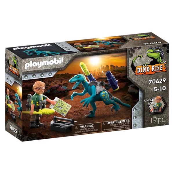 Playmobil Dinos Deinonychus: Klar til kamp  - PL70629 - PLAYMOBIL Dinos