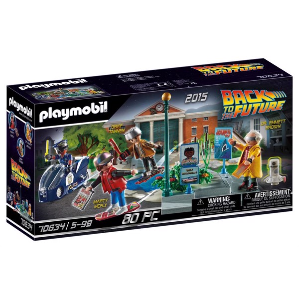 Image of Back to the Future Part II Hoverboard Jagt - PL70634 - PLAYMOBIL Back to the future (PL70634)