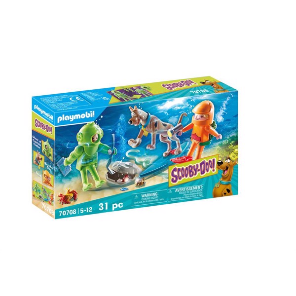 Image of SCOOBY-DOO! Adventure with Ghost Diver - PL70708 - PLAYMOBIL Scoopy Doo (PL70708)