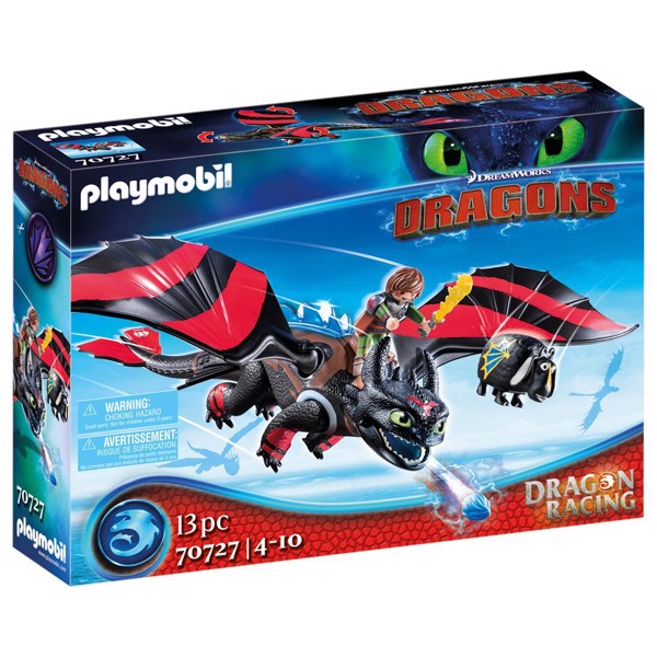 Image of Dragon Racing: Hiccup and Toothless - PL70727 - PLAYMOBIL Dragons (PL70727)