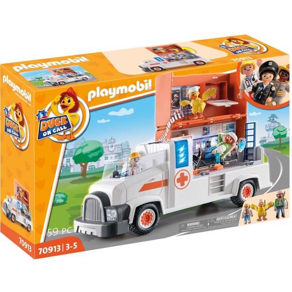 Image of D*O*C* - Ambulance - PL70913 - PLAYMOBIL Duck On Call (PL70913)